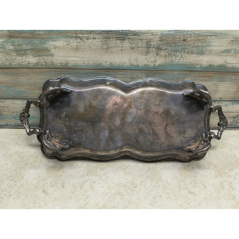 Antique W&S Blackinton Silver Plate Towle Serving Tray‎